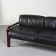 Canapé cuir 54A par Gae Aulenti pour Knoll, circa 1975