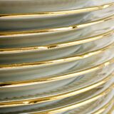 Set of 12 vintage porcelain dessert plates