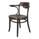 Vintage B3 armchair in bent wood, Czechoslovakia, 1920s