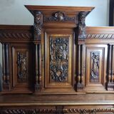 Renaissance two-body sideboard in walnut