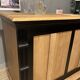 Wine bar cooler oak furniture trade bistro counter