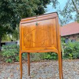 Louis XV Style Walnut Cabinet Secretary