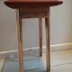 Console holder pot flower wood patinated seat mahogany
