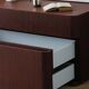Commode italienne vintage en wengé – design 1970/80