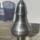 Silver-plated salt or pepper shaker