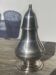 Silver-plated salt or pepper shaker