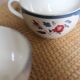 Set of 2 Blue Ninette Marie Lou Digoin Sarreguemines cups