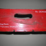 old wooden coca cola crate