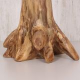 Natural teak tree root table 35x50 cm