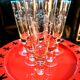 6 vintage bamboo beer glasses from the 1960s, Noritake Sasaki style.