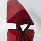 Red picchio desk lamp by isao hosoe for luxo, 1980s