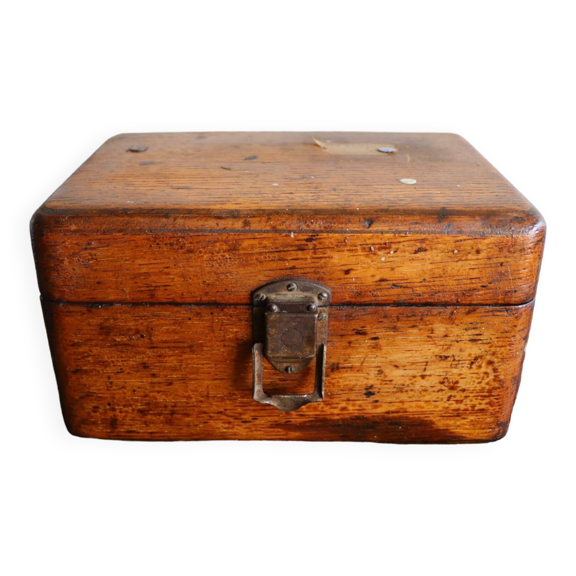 Old wooden box