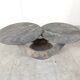Vintage two tier marble coffee table, 1970s