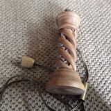 Pied de lampe en bois