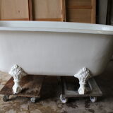 Old cast iron bathtub