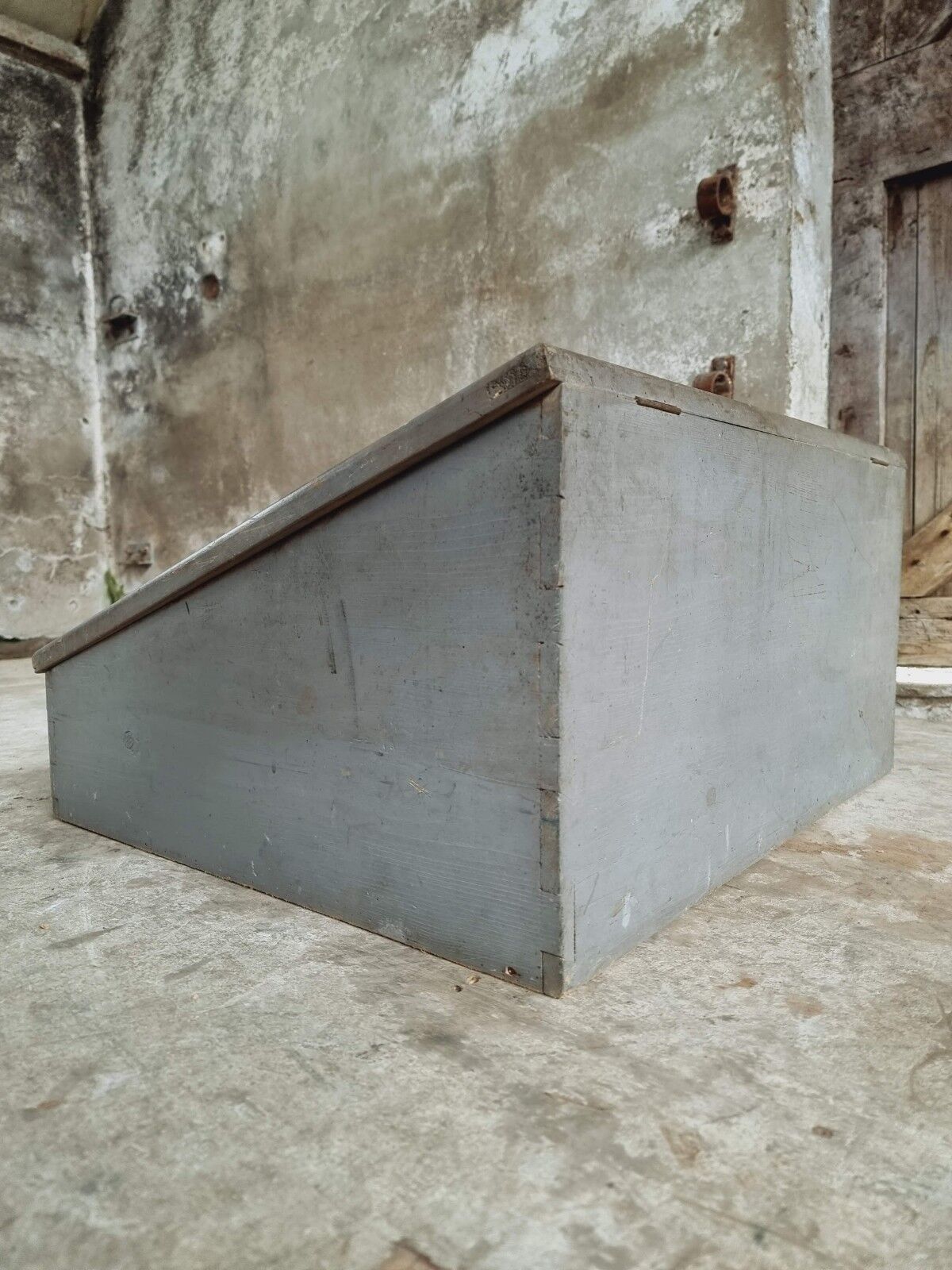 Old table display case counter plant greenhouse 62 x 72 cm