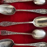 10 petites cuillères en Argent - origine Britannique période Victorienne