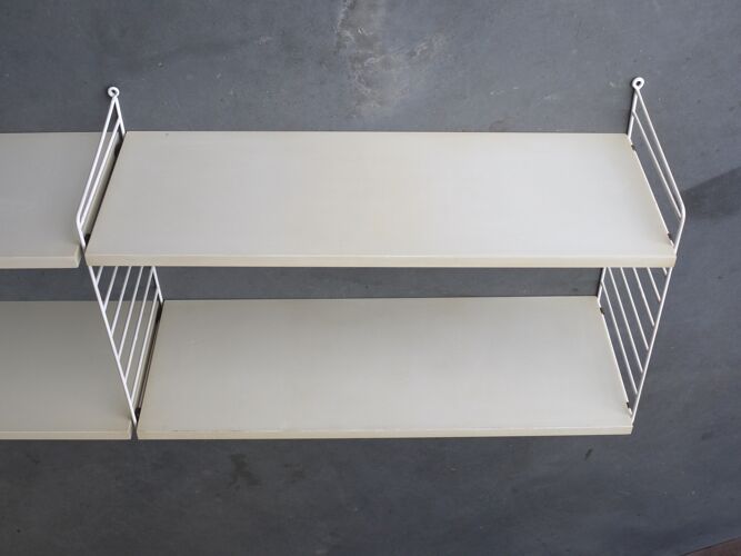 Vintage wall Shelving unit by Nisse Strinning for String AB