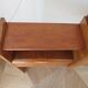 Headboard – console – sideboard – art deco – 2 doors – 2 niches in solid walnut e