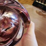 Vase val saint lambert en verre cristal belgian marked