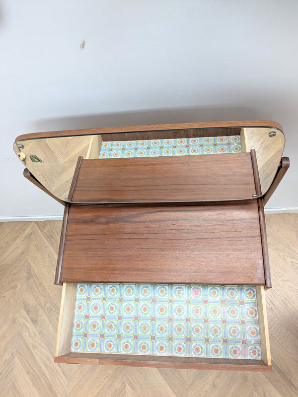 Coiffeuse scandinave en teck