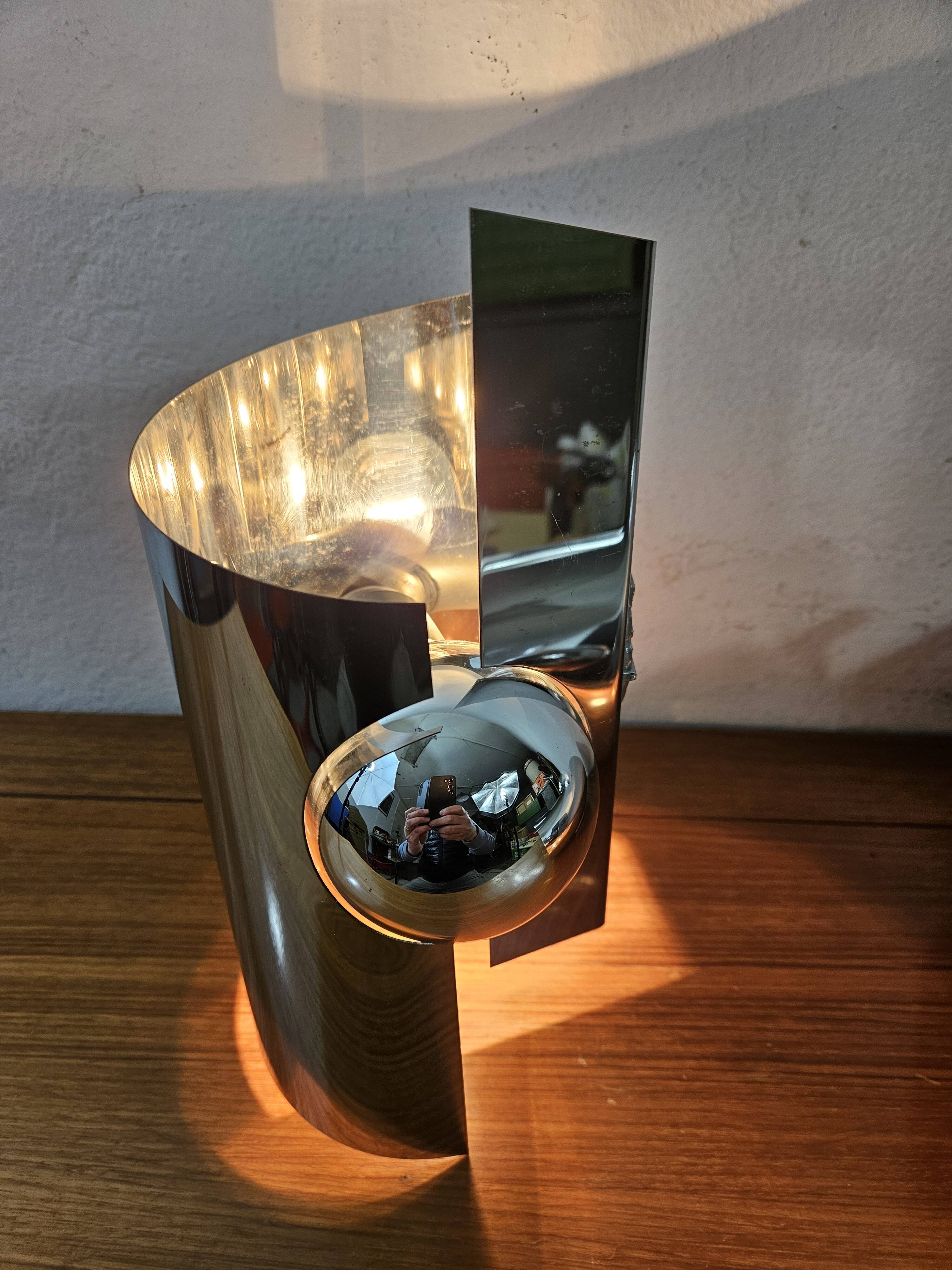 Vintage chrome wall lights - 70'S design