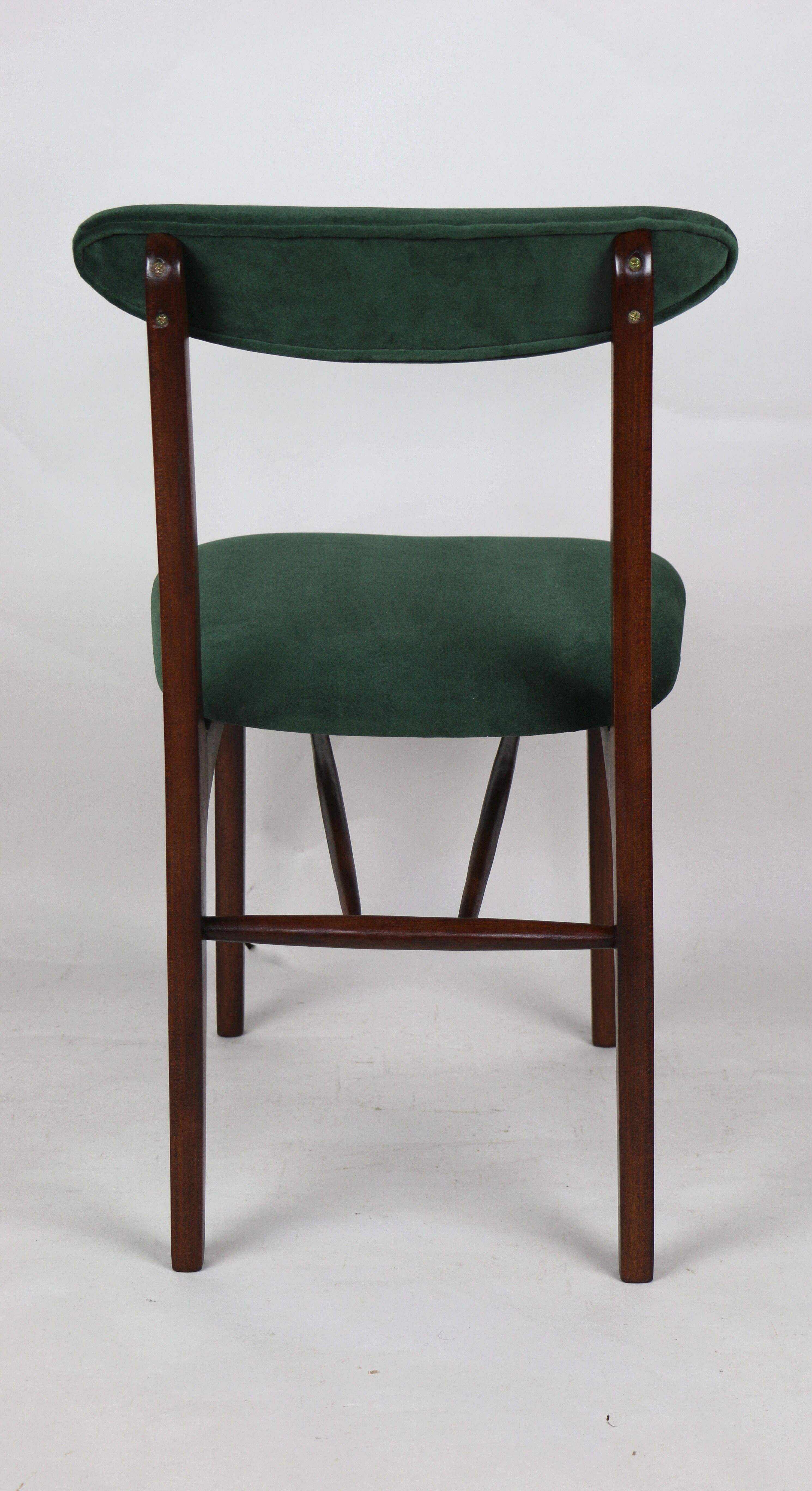 Vintage green Dining Chairs from Rajmund Halas, 1970s, Set of 2