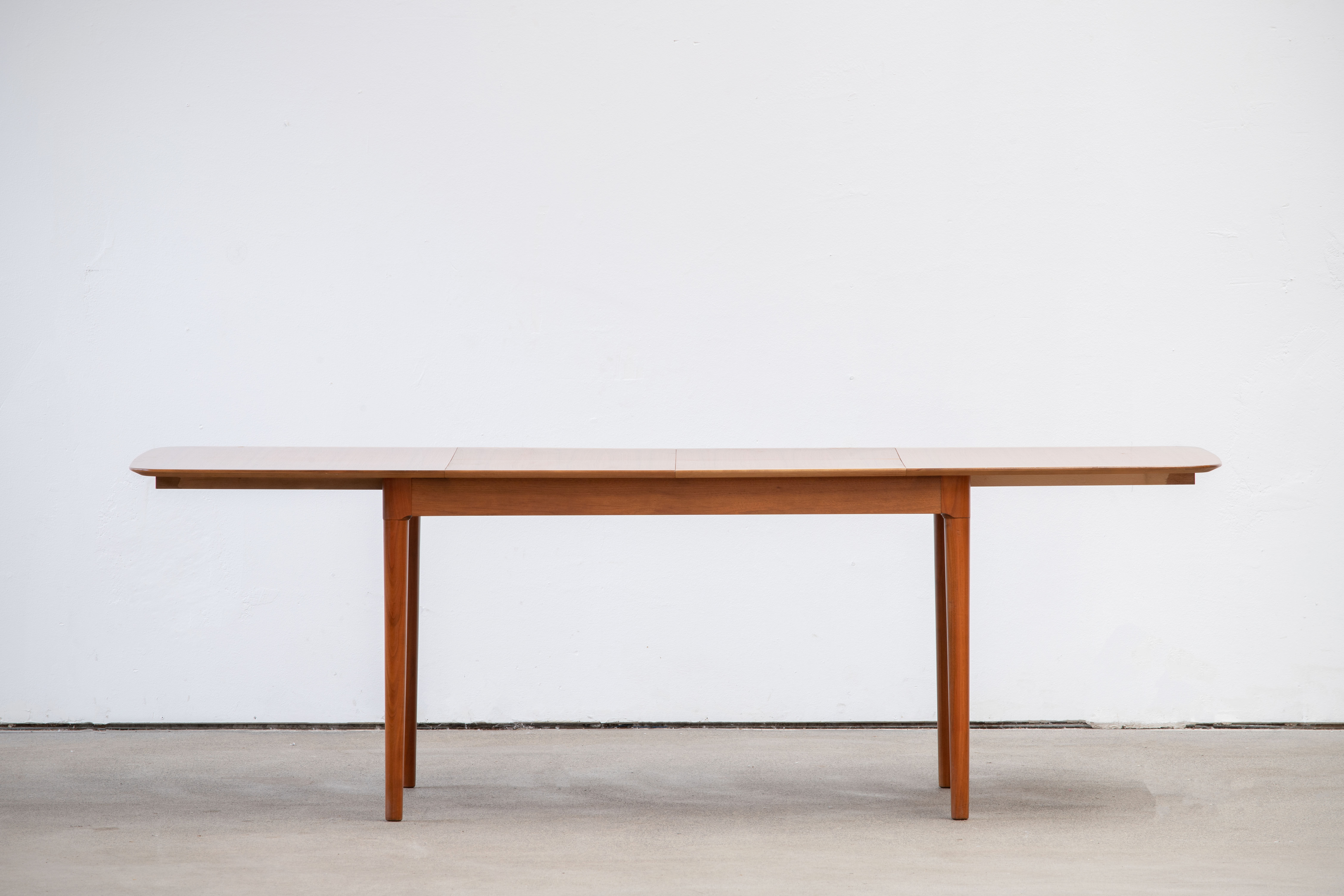 Scandinavian vintage extendable table double extension 1960