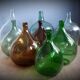 Demijohn 20L transparent round