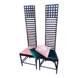 Pair of Hill House 1 Mackintosh Cassina chairs