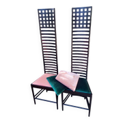 Paire de chaises hill house 1 Mackintosh cassina