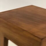 Vintage 1970s side table in minimalist wood