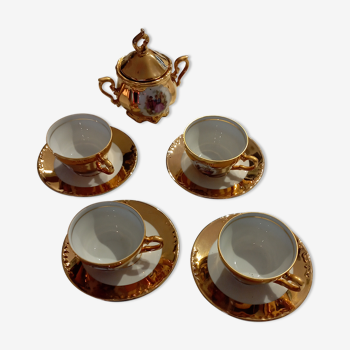 Old tea/coffee service fine Bavaria porcelain 40s