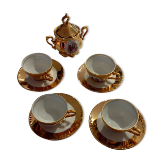 Old tea/coffee service fine Bavaria porcelain 40s