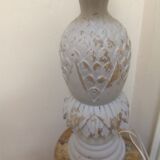 Vintage  piece pineapple ( ananas) carved lamp base