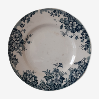 porcelain plate Moulin des loups Marie Louise