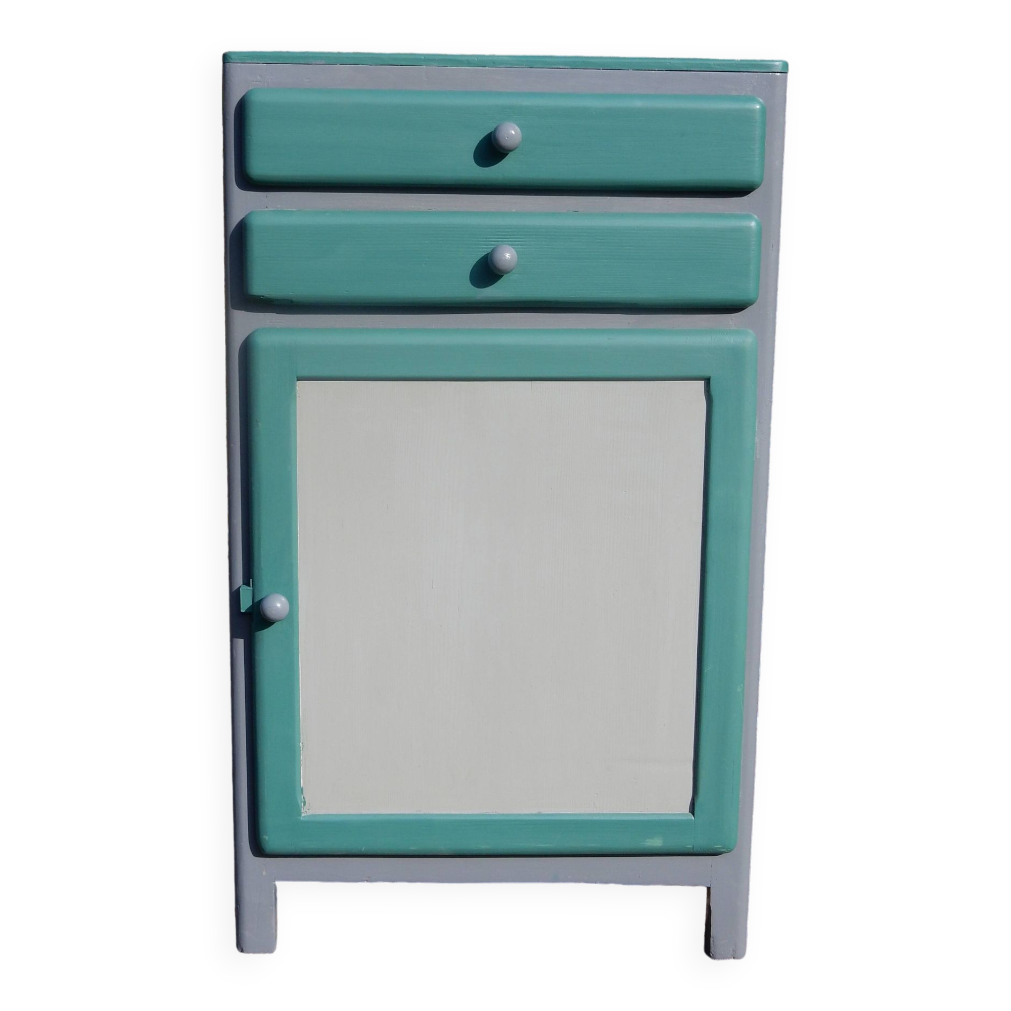 Jam cupboard / Small vintage mado buffet in restored fir