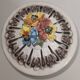 Italian ceramic bonbonnière from Bassano, with raised floral decoration.