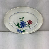Plat ancien artisanal made in france Digoin Sarreguemines