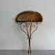Mid-century floating wall console in wrought iron, 1950, Italy