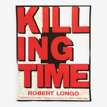 Robert Longo - Affiche vintage "Killing Time" 1993