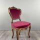Ensemble chaise et repose-pieds de style louis xv, xixe siècle