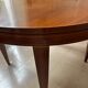 Impeccable 1950s round table in mahogany.