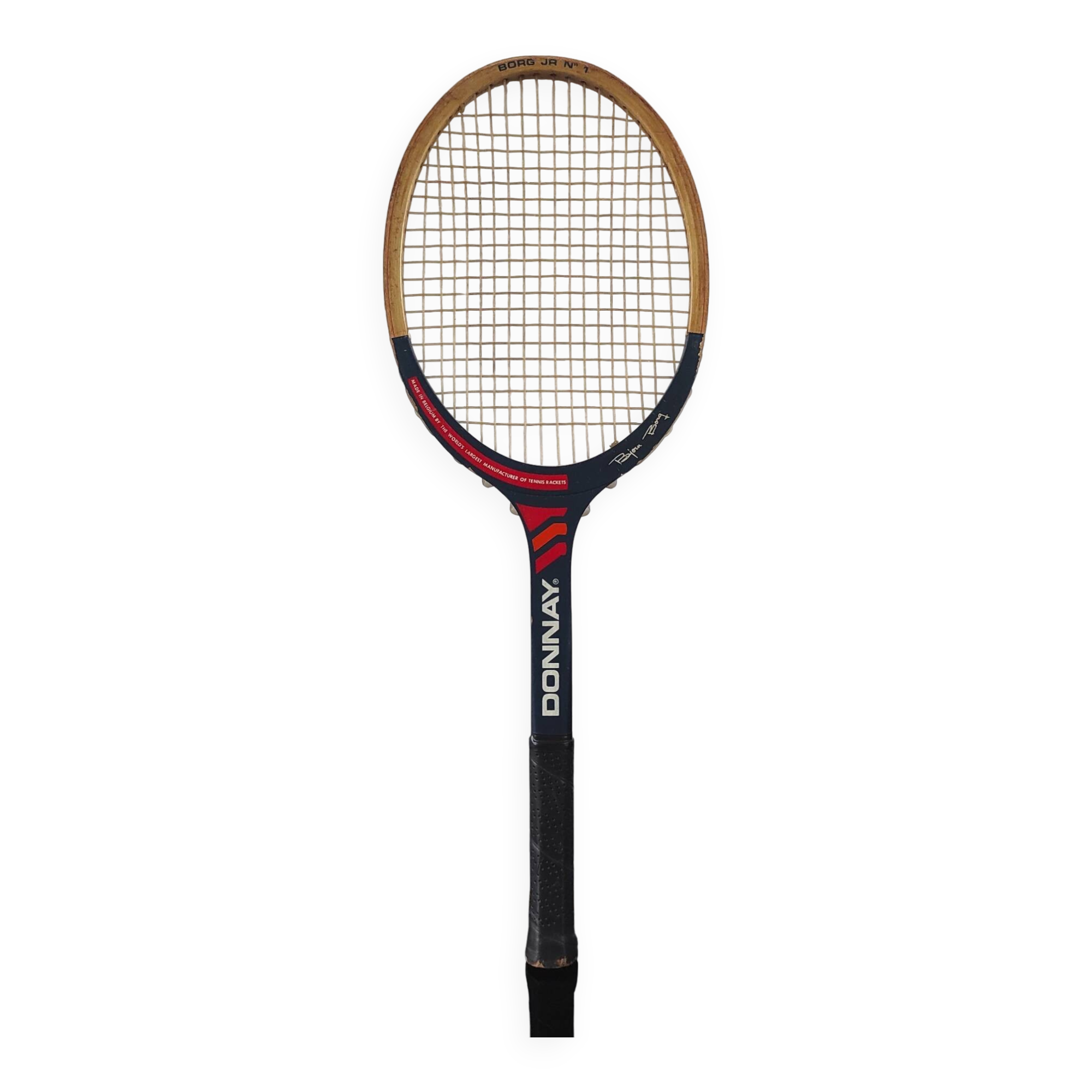 Vintage wooden tennis racket