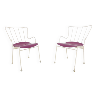 Paire de chaises vintage originales 'Antelope' par Ernest Race pour le Race Furniture Festival of Britain