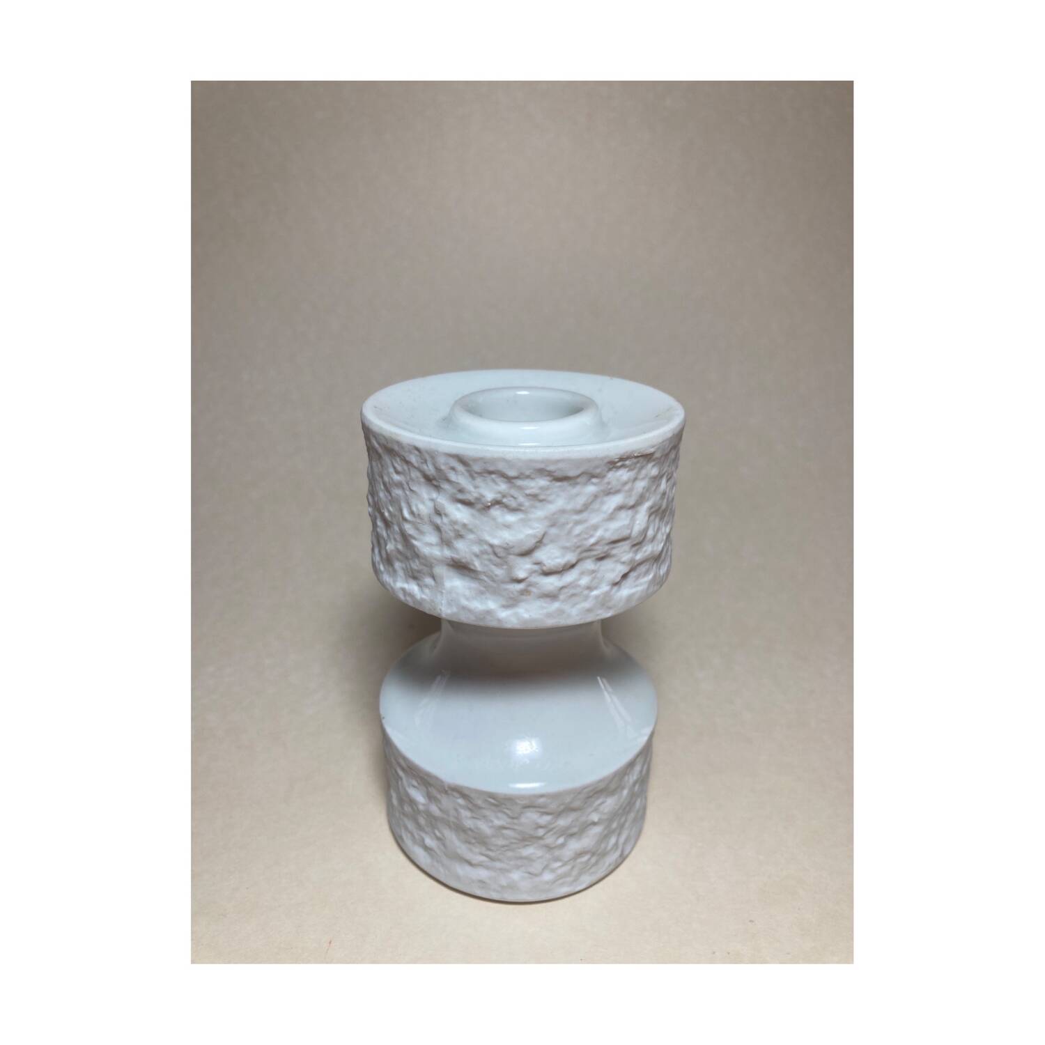 Porcelain candle holder