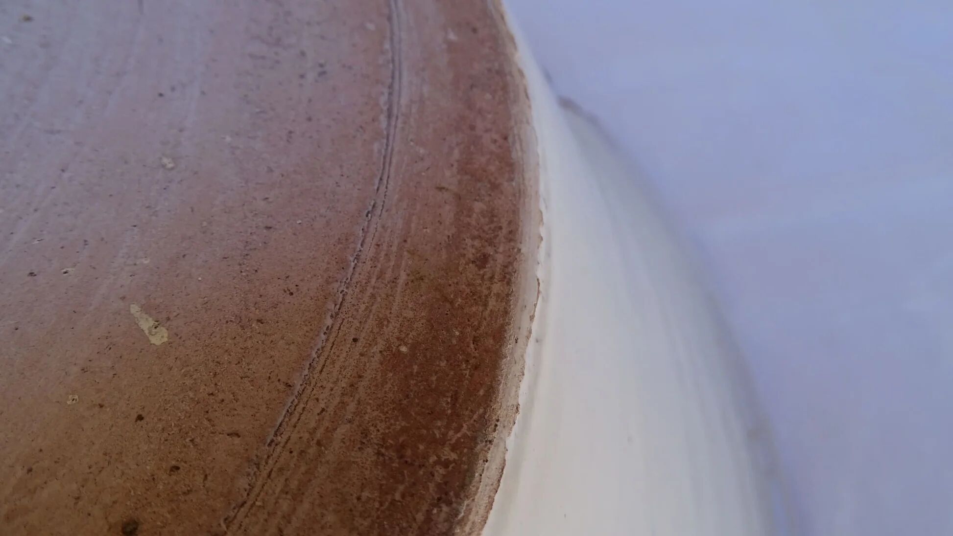 Grand lebrillo vintage en faïence espagnole Triana avec coq