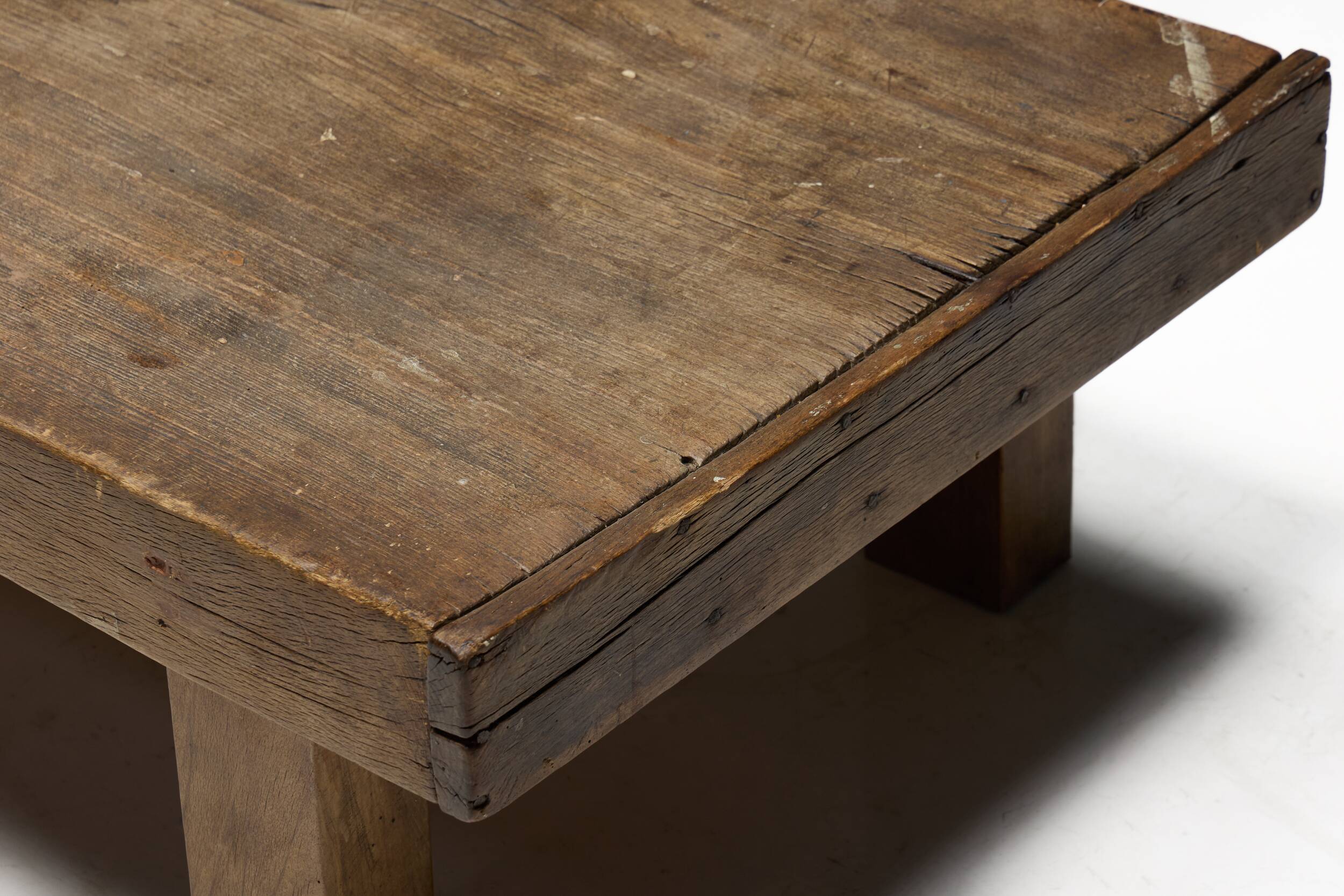 Low Farmhouse Coffee Table, France, Late 19th Century