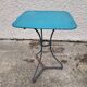 Square bistro table in painted metal n°1