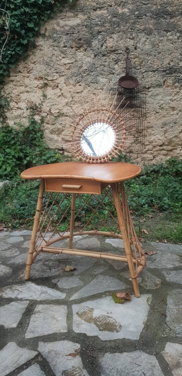 1960s rattan hairdresser's chair